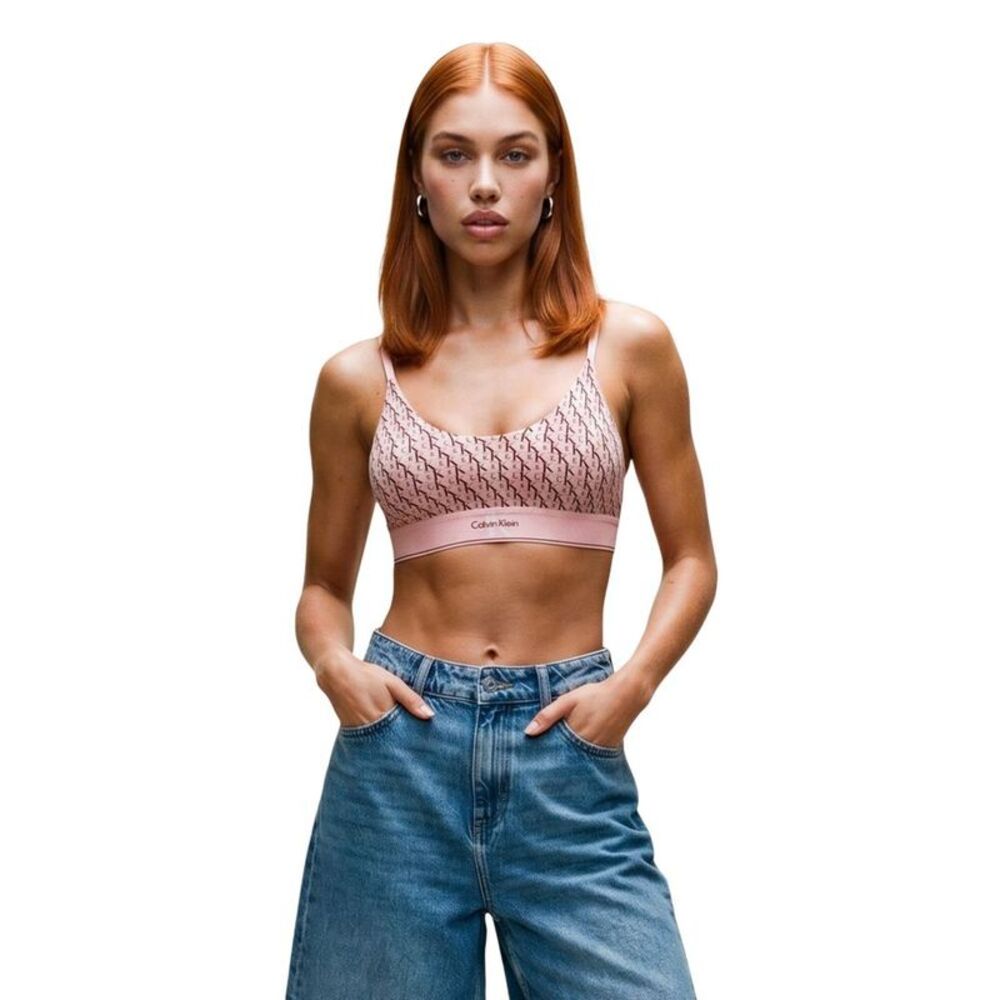 Calvin Klein Underwear Orange Polyester Women's Bra